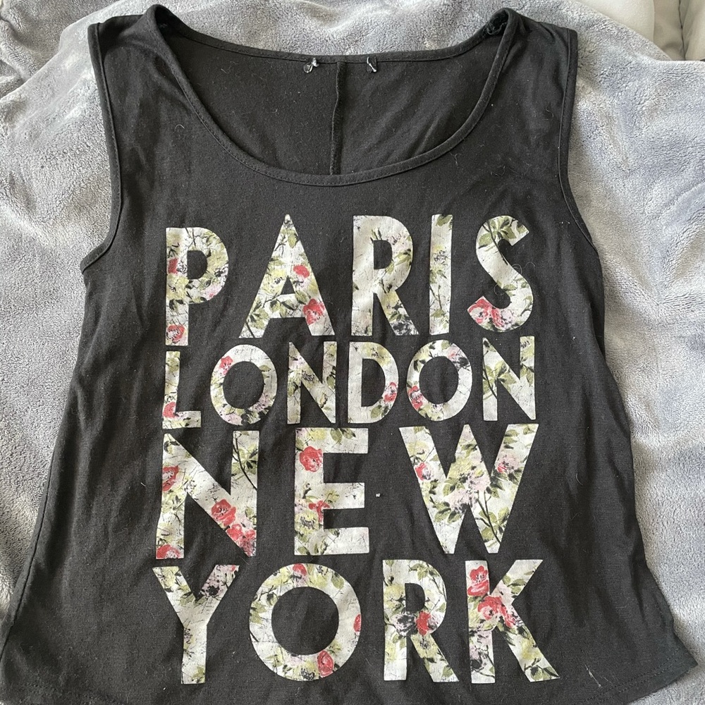 Black Tank Top - Picture 1 of 3